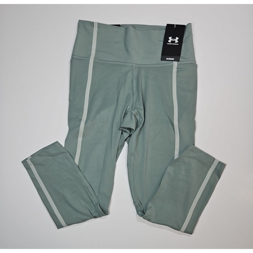 Under‎ Armour UA Meridian Green Ankle Leggings Pockets Womens Size Medium NWT